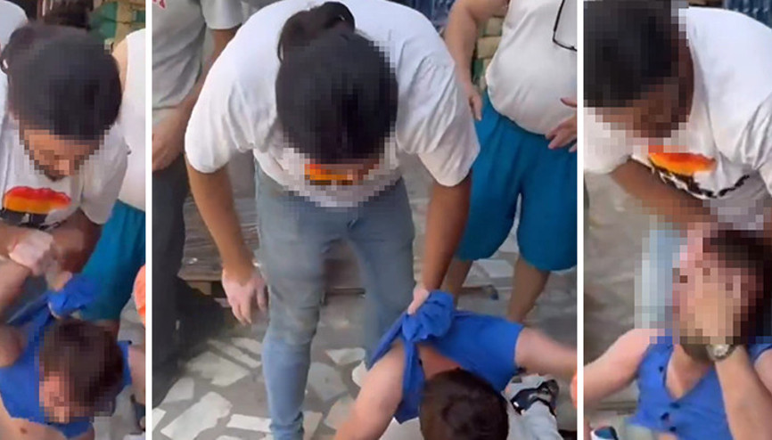 Evli ve çocuklu kadını taciz ediyordu Kadının eşinden ve arkadaşlarından öldüresiye dayak