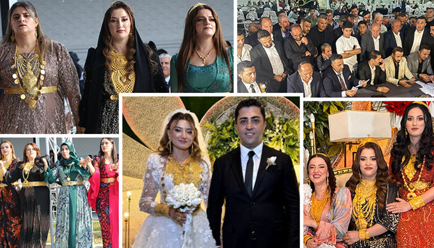İş insanının yeğeni evlendi, düğündeki takı dudak uçuklattı Kilolarca altın ve milyonlarca lira para 15 kişi tarafından sayıldı