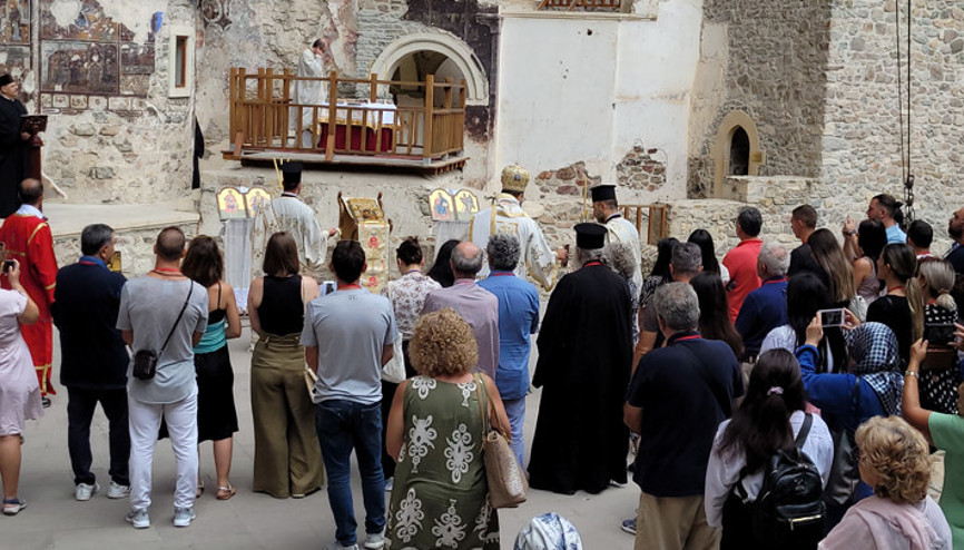 Trabzonda Sümela Manastırında 11inci ayin: Ülkemizde ve dünyada daimi barışın tesisi için dua etmekteyiz