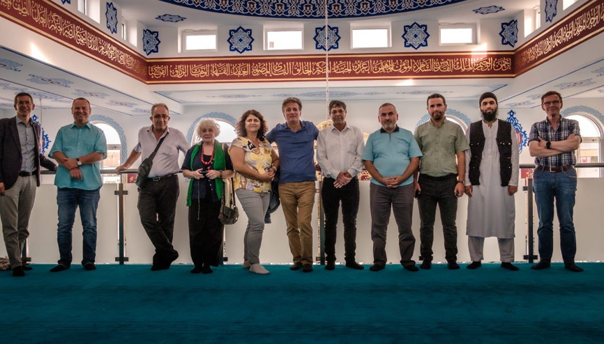 Filistin’in Battır heyeti Yeni Cami’yi gezdi