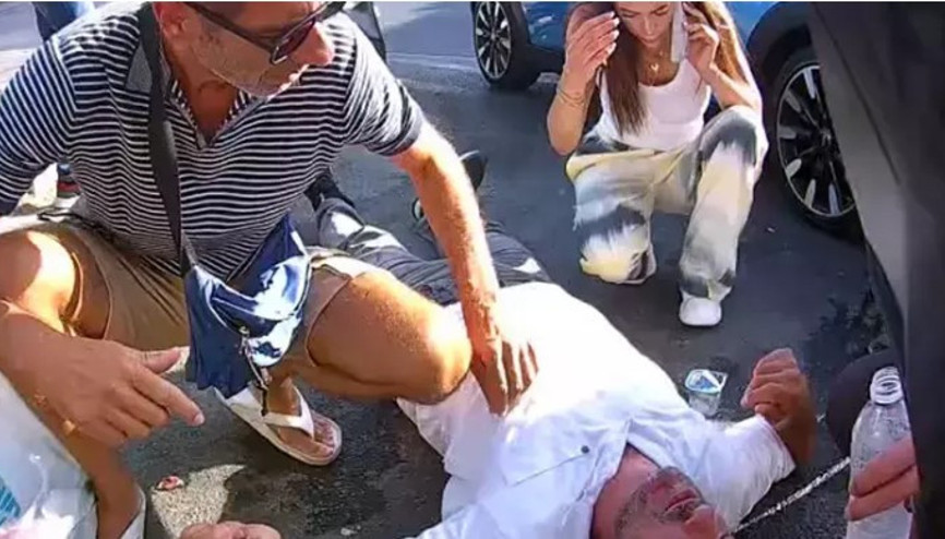 Avcılar’da kazada yaralanan skuter sürücüsüne yabancı doktordan müdahale