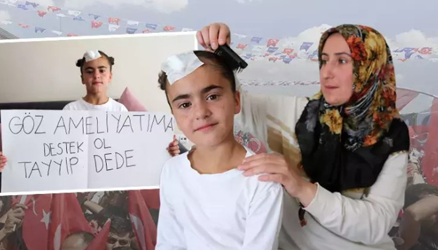 Açtığı pankartla Cumhurbaşkanı Erdoğan’dan yardım isteyen Ada, İstanbul’da tedavi edilecek