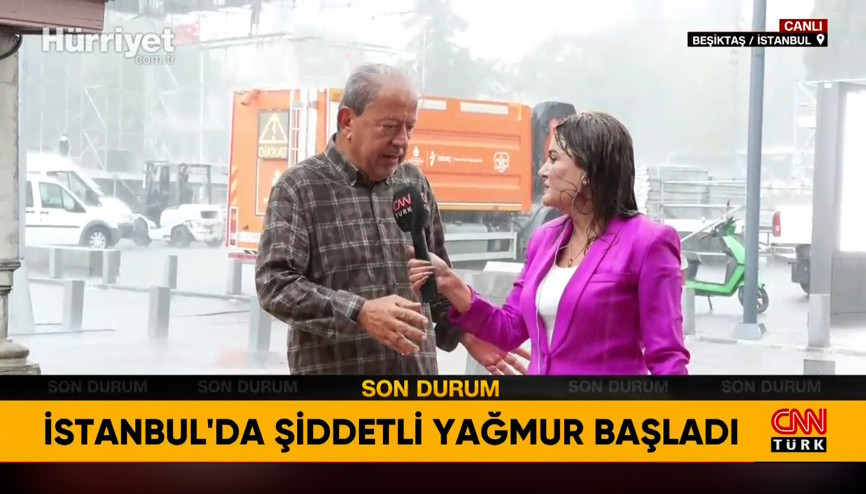 İstanbulda şiddetli yağmur başladı