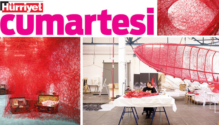 Chiharu Shiota İstanbul Modern’i ağlarla saracak Chiharu Shiota İstanbul Modern’i ağlarla saracak