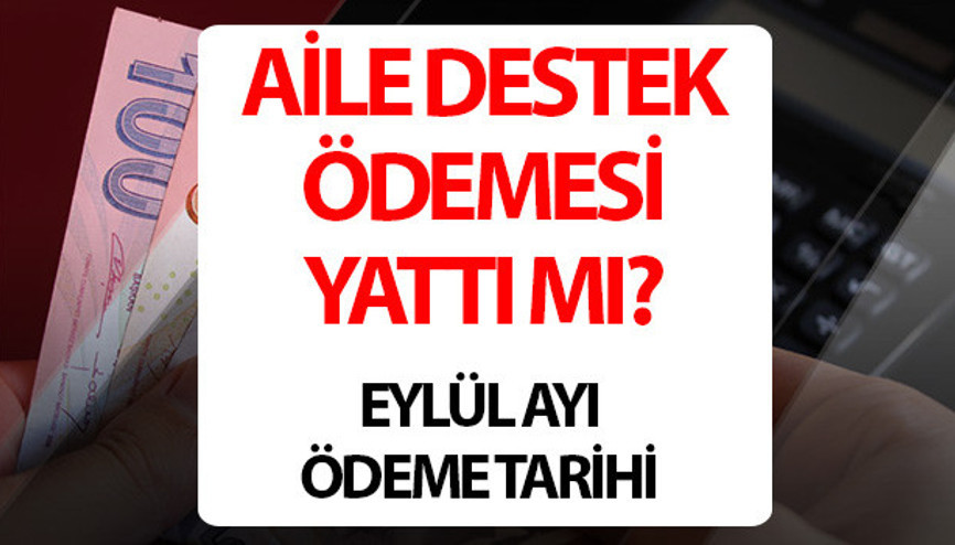 Aile Destek Ödemesi eylül ayı ne zaman yatacak 2024 Aile Destek Ödemesi devam edecek mi, yattı mı, ayın kaçında verilecek İşte 2024 Eylül Aile Destek Yardımı Ödeme tarihi