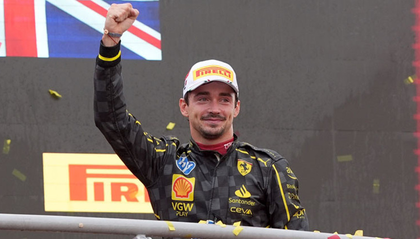 Formula 1 İtalya GPsinde zafer Charles Leclercin