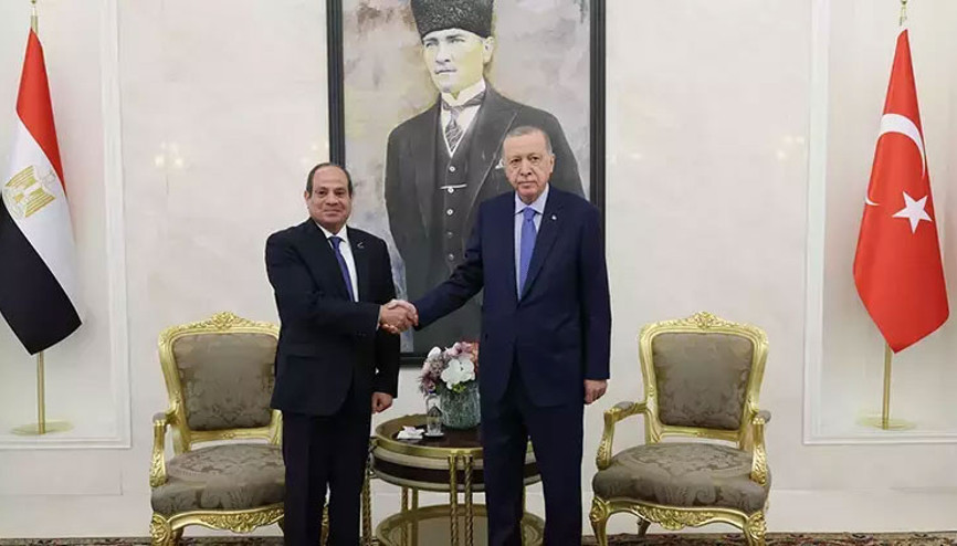 Mısır Cumhurbaşkanı Sisi Ankarada