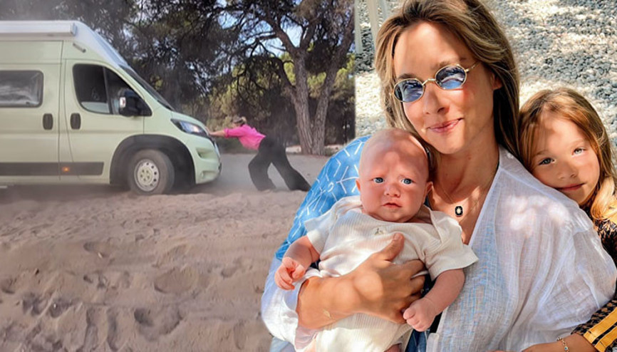 Ailece karavan tatili...  2 tane pırlanta gibi yavrum, mükemmel bir eşim var