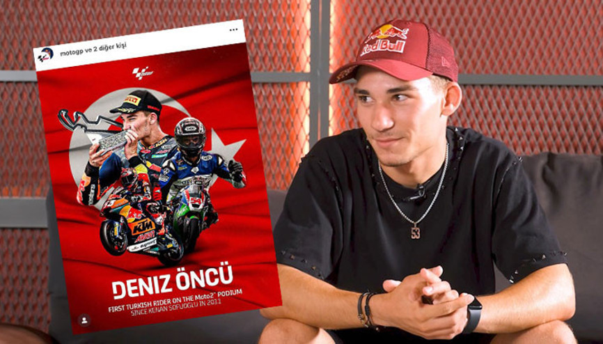 Deniz Öncü: Asıl hayalim MotoGP şampiyonluğu Tek rakibim Toprak Razgatlıoğlu