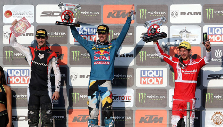 Afyonkarahisardaki MXGP Türkiyeyi Jorge Prado kazandı