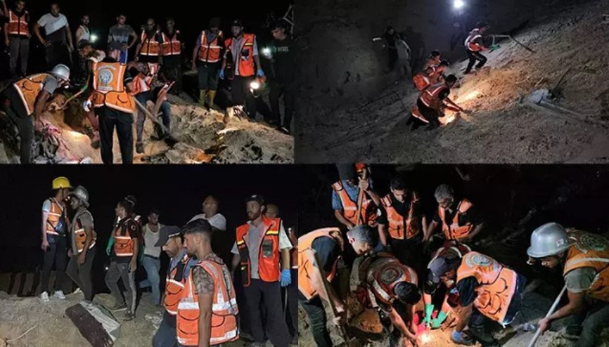 İsrail, sivillerin bulunduğu kampa saldırı düzenledi: Çok sayıda ölü