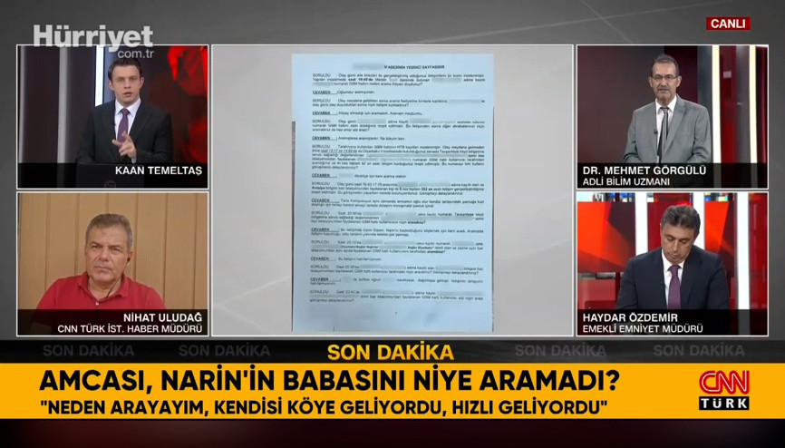 Narin Güran saat kaçta öldürüldü Nihat Uludağ dakika dakika olay gününü anlattı Narin Güran saat kaçta öldürüldü Nihat Uludağ dakika dakika olay gününü anlattı