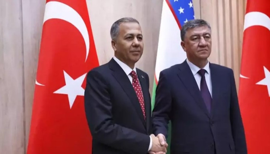 Bakan Yerlikaya, Özbek mevkidaşı Bobojonov ile görüştü