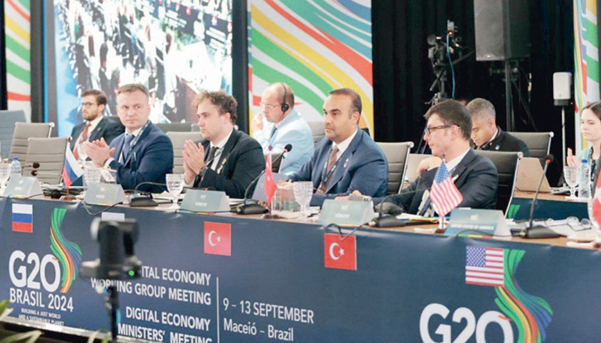 Bakan Kacır G20 dijital ekonomi bakanları toplantısına katıldı: Eşit teknoloji için söz verdiler