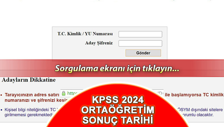 KPSS Ortaöğretim sonuçları ne zaman açıklanacak 2024 ÖSYM sınav sonuç tarihini duyurdu 2024 KPSS Ortaöğretim (Lise) sonuç sorgulama ekranı KPSS Ortaöğretim sonuçları ne zaman açıklanacak 2024 ÖSYM sınav sonuç tarihini duyurdu 2024 KPSS Ortaöğretim (Lise) sonuç sorgulama ekranı