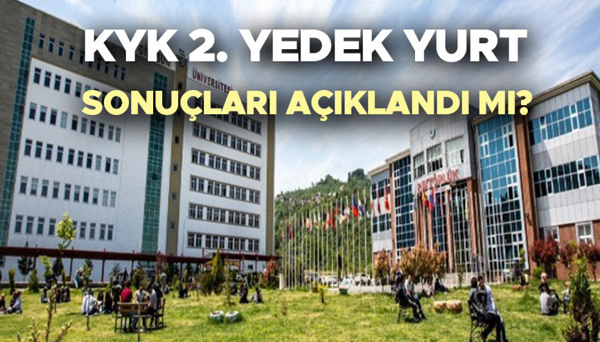 KYK 2.YEDEK YURT SONUÇLARI SORGULAMA 2024 | KYK yedek yurt sonuçları ne zaman açıklanacak, nasıl öğrenilir GSB KYK yurt yedek yerleştirme açıklanma tarihi belli oldu