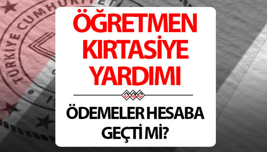 Eğitim ödeneği ne zaman yatacak, yattı mı 18 Eylül 2024 4 bin TL Öğretmen kırtasiye yardımı kaç TL, ayın kaçında verilecek 2024 2025 eğitim ödeneği ödeme tarihi bilgisi Eğitim ödeneği ne zaman yatacak, yattı mı 18 Eylül 2024 4 bin TL Öğretmen kırtasiye yardımı kaç TL, ayın kaçında verilecek 2024 2025 eğitim ödeneği ödeme tarihi bilgisi