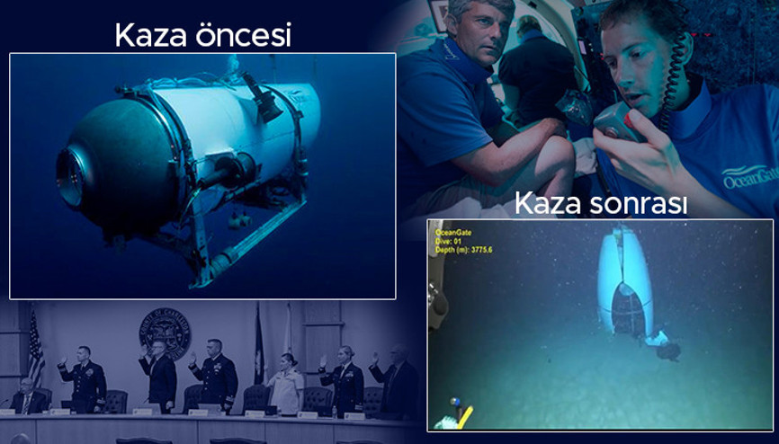 Tüyler ürperten son sözler... 5 kişiye mezar olan Titanın son görüntüleri ortaya çıktı