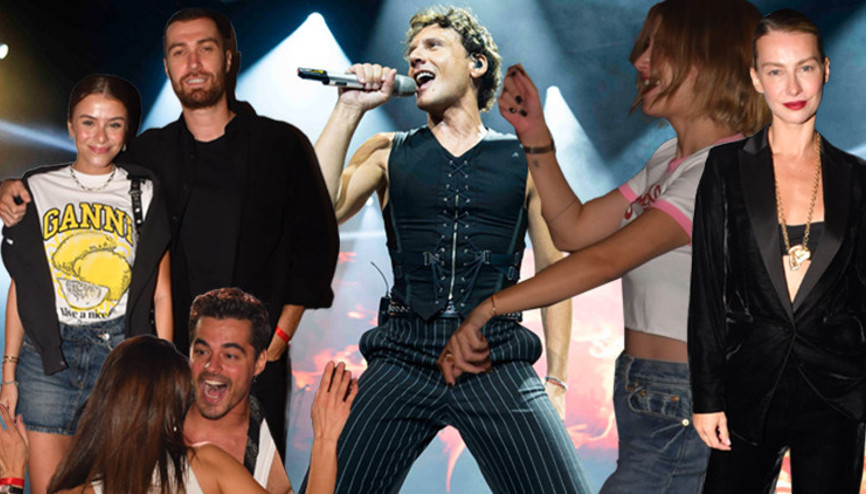 Edis şov... Ünlü isimler akın etti