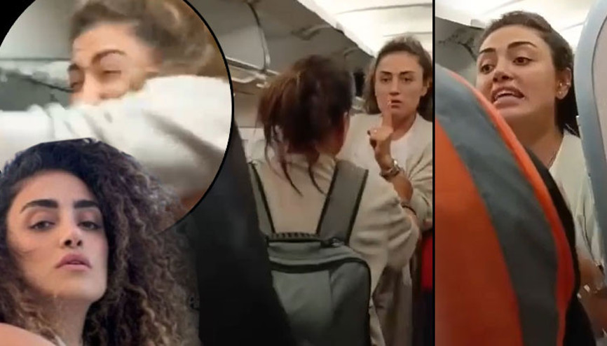 Kabin ekibine saldıran Dilan Çıtak, polislere de hakaret etmiş Kabin ekibine saldıran Dilan Çıtak, polislere de hakaret etmiş