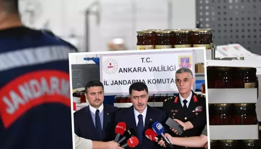 Ankara’da düzenlenen operasyonda 1 milyar TL’lik ‘sahte bal’ ele geçirildi: 6 gözaltı
