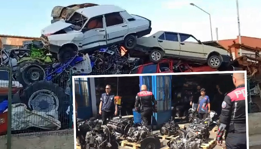 Depremde hasar gören araçlar ile büyük vurgun: 4 kişi yakalandı