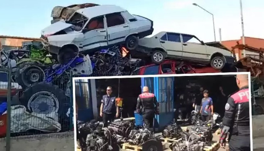 Depremde hasar gören araçlar ile büyük vurgun: 4 kişi yakalandı