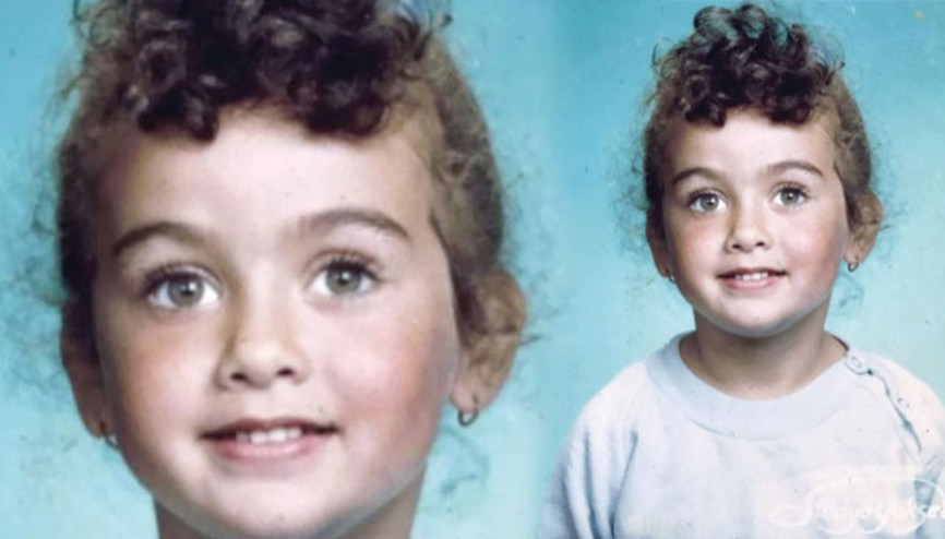 Bu fotoğraf ünlü oyuncu 3 yaşındayken çekildi... Takipçileri onu gözlerinden tanıdı