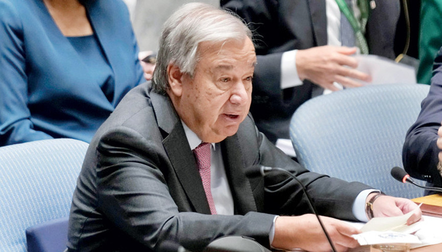 BM Genel Sekreteri Guterres: Gazze halkını hayal kırıklığına uğrattık