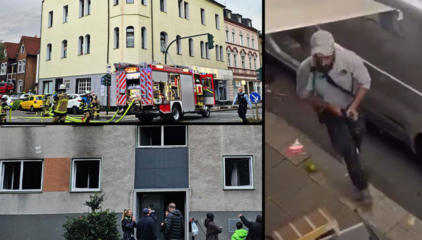 Essen karıştı Önce yangın sonra bıçaklı saldırı: 31 yaralı