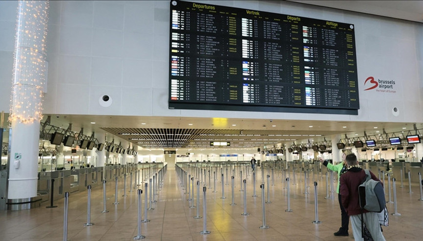 Brüksel Havalimanında grev: Gidiş yönlü bütün uçuşlar iptal edildi