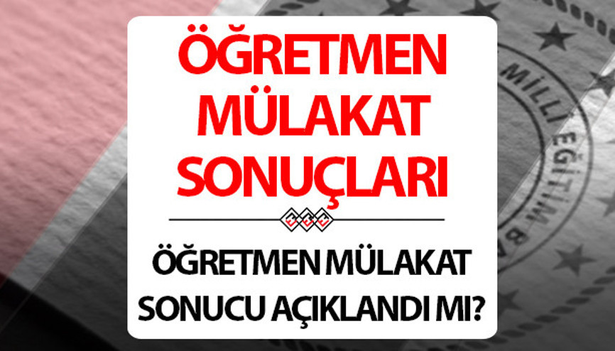 Sözleşmeli Öğretmen mülakat sonuçları ne zaman, ayın kaçında açıklanacak Gözler MEBin resmi hesabına çevrildi