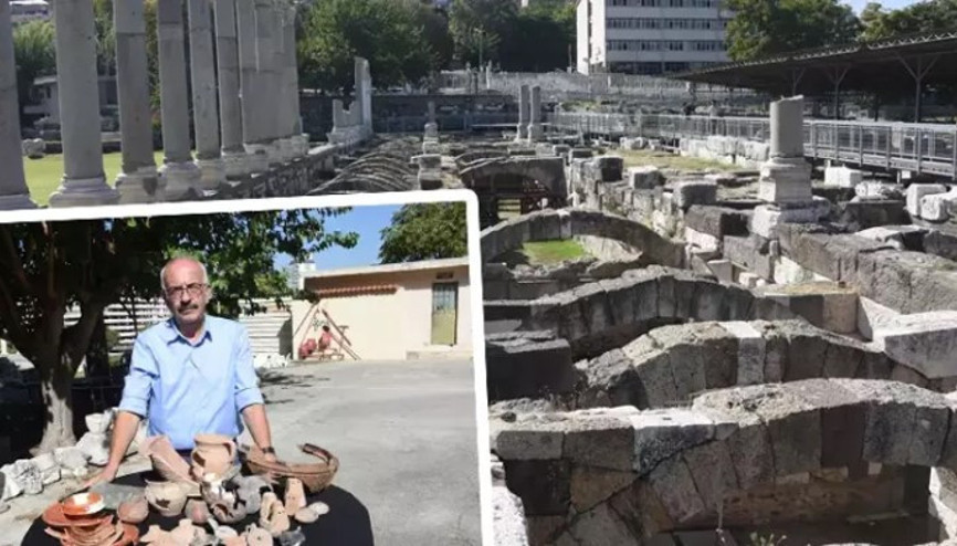 Smyrna Antik Kenti’nde Roma Dönemi’ne ait mutfak ve ev aletleri bulundu