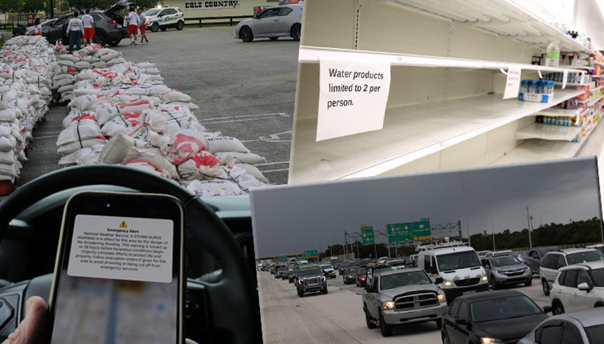 ABD alarmda Miltonın şiddeti 5inci kategoriye yükseldi, milyonlarca kişi için tahliye emri Belediye başkanı: Kaçın yoksa öleceksiniz...