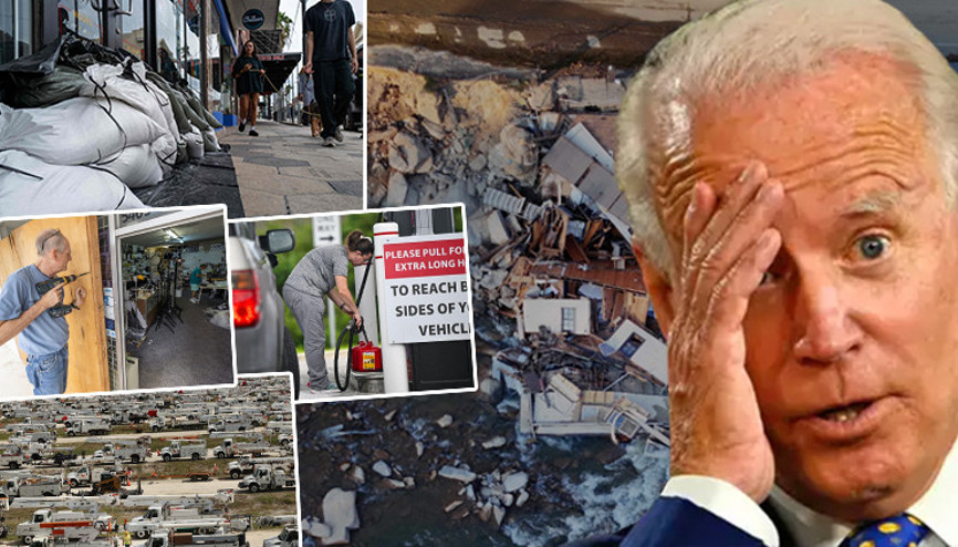 Biden açık açık söyledi: Ölüm kalım meselesi ABD kıyamete hazırlanıyor: 51 bölgede OHAL, yüzlerce uçuş iptal