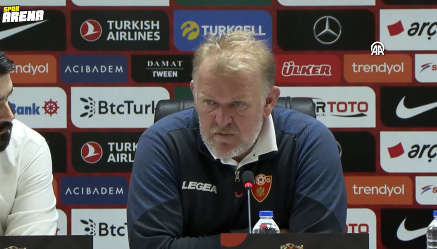 Karadağda Prosineckiden Türkiye sözleri: Gruptan çıkacağına eminim