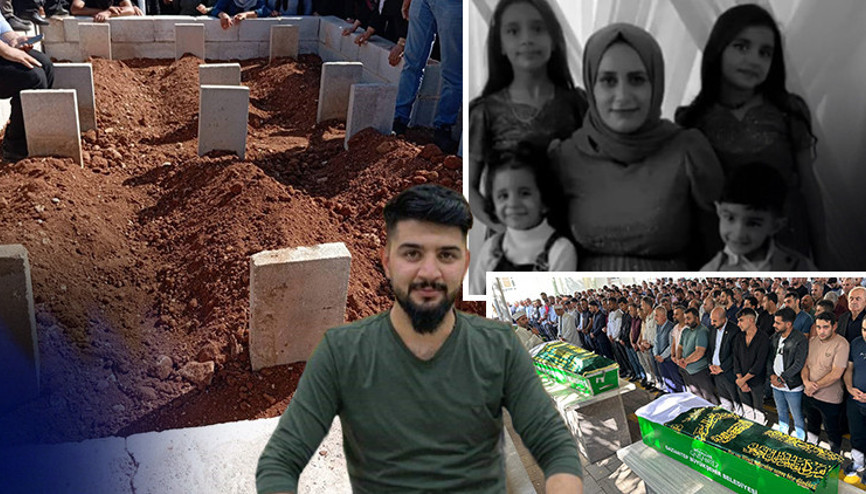 Gaziantepte eşini ve 4 çocuğunu katletmişti Demir ailesine acı veda Gaziantepte eşini ve 4 çocuğunu katletmişti Demir ailesine acı veda