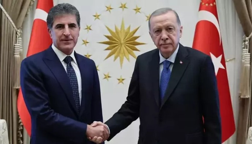 Cumhurbaşkanı Erdoğan, Irak Kürt Bölgesel Yönetimi Başkanı Neçirvan Barzani’yi kabul etti