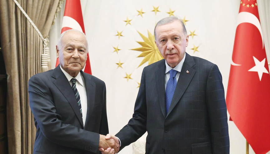 Arap Birliği Genel Sekreteri Beştepe’de