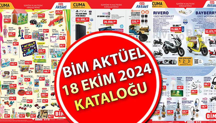 SATIŞTA BİM AKTÜEL 18 EKİM 2024 KATALOĞU - İNDİRİMLİ ÜRÜNLER || Bimde bu hafta cuma neler var Bim aktüel 500 GB Oyun Konsolu, Gaming Laptop getiriyor... SATIŞTA BİM AKTÜEL 18 EKİM 2024 KATALOĞU - İNDİRİMLİ ÜRÜNLER || Bimde bu hafta cuma neler var Bim aktüel 500 GB Oyun Konsolu, Gaming Laptop getiriyor...