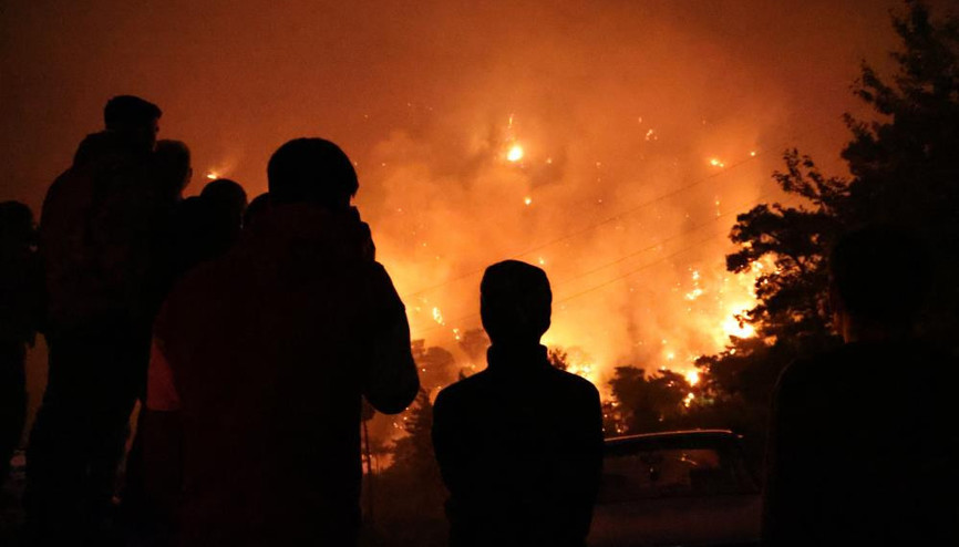 Dalaman orman yangını devam ediyor