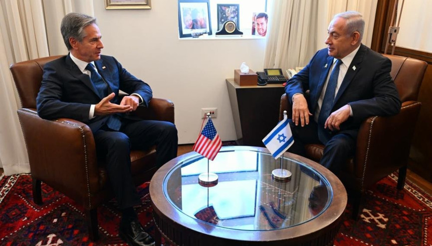 Netanyahu, ABD Dışişleri Bakanı Blinken ile bir araya geldi