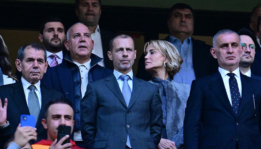 UEFA Başkanı Ceferin, Galatasaray maçında