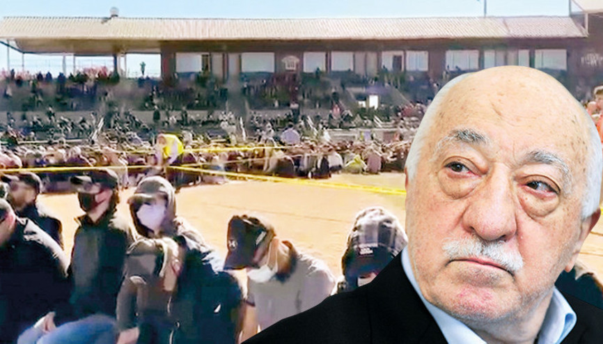 FETÖ elebaşı Gülenin cenazesine birçok firari katıldı Müebbetlik stadyum