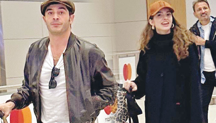 Burak Deniz ve Su Burcu Yazgı Coşkun, İstanbul’a döndü