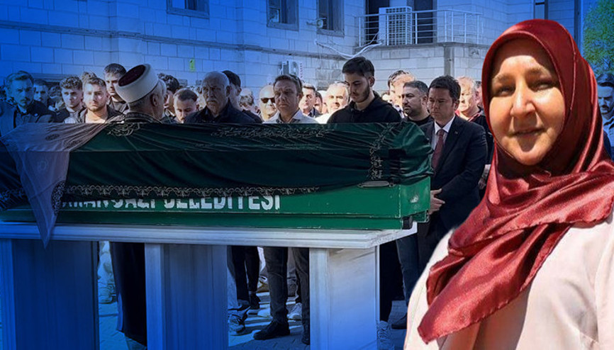 Eşinin katlettiği doktor Yasemin Uludağa acı veda