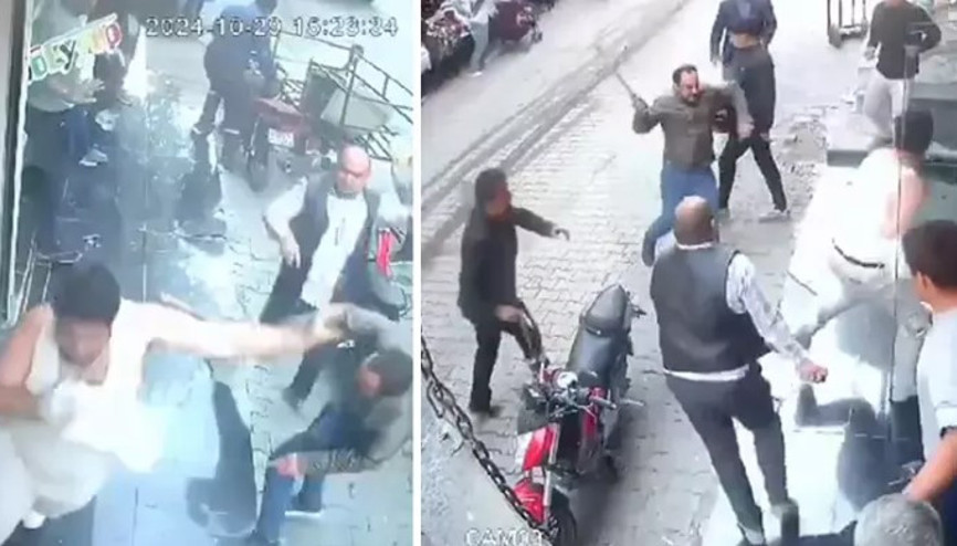 Şanlıurfa’da alacak kavgası kamerada