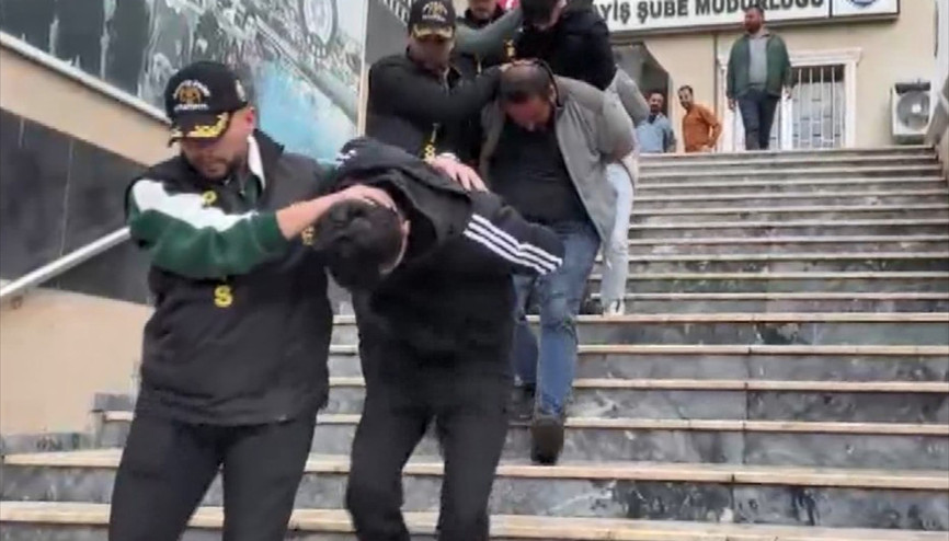 2 milyon TLlik musluk hırsızlığı kamerada: 5 gözaltı