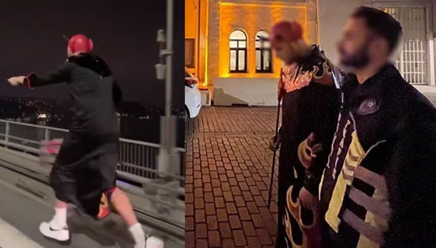 15 Temmuz Şehitler Köprüsünde ilginç anlar: Kostümüyle koştu, gözaltına alındı