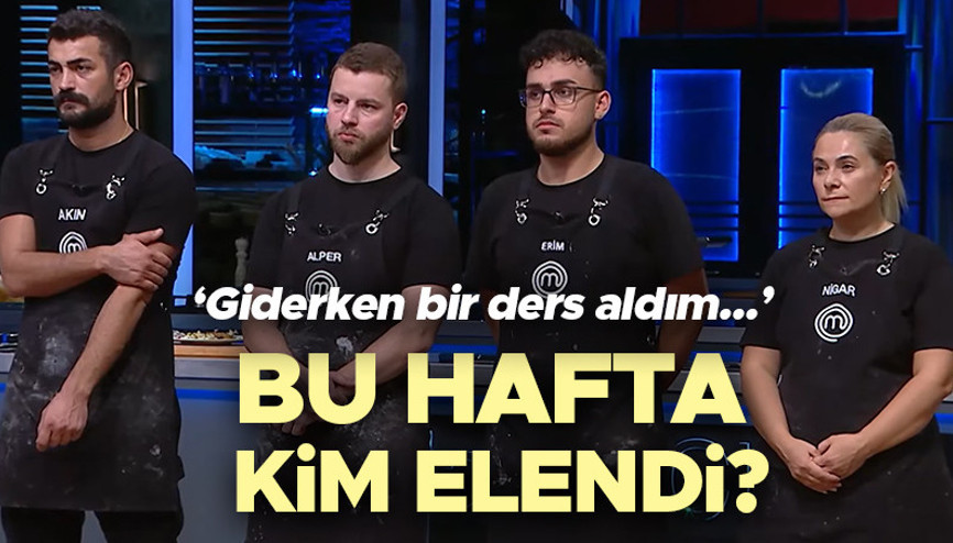 MASTERCHEF KİM ELENDİ, BU HAFTA KİM GİTTİ 3 KASIM 2024 Dün akşam MasterChef son bölümde kim veda etti, Akın mı, Nigar mı elendi Şaşırtan isim elendi: Giderken bayağı bir ders aldım...